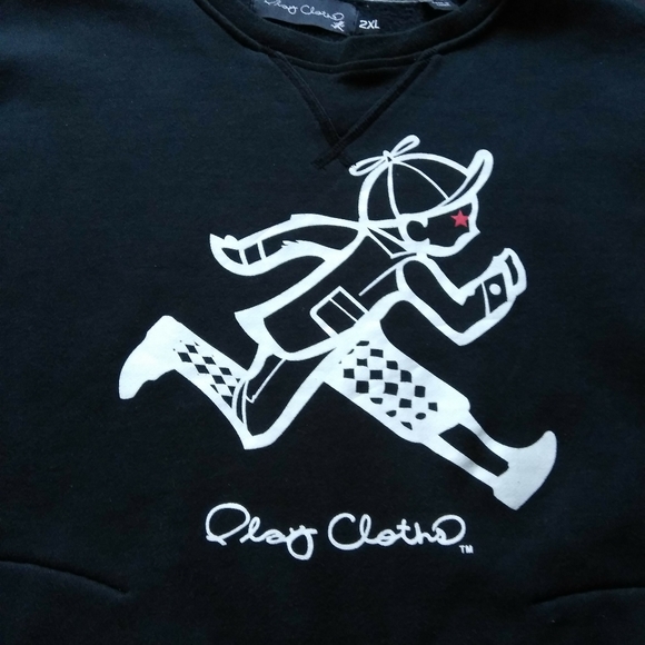 Clipse Pusha T Brand Play Cloths O.G. Vintage Running Boy Sweatshirt Pharrell - Picture 9 of 9